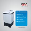 Washing Machine GMW-950 Black white 